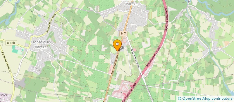 localisation de l'entreprise TENNIS CLUB  AUBERIVES-SUR-VAREZE