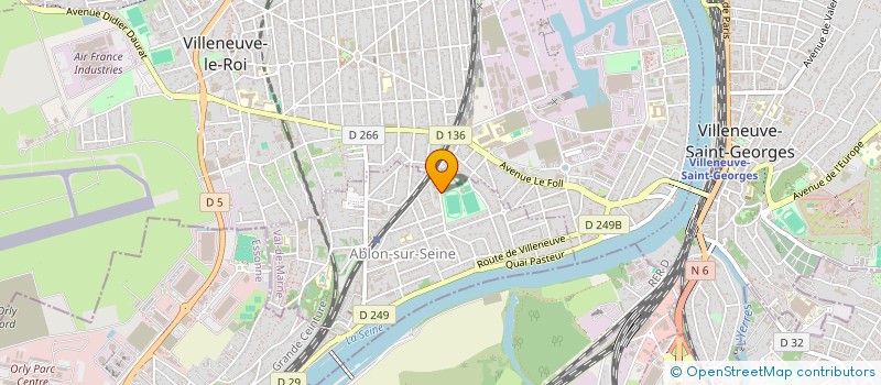 localisation de l'entreprise TENNIS CLUB ABLON VILLENEUVE  ABLON-SUR-SEINE