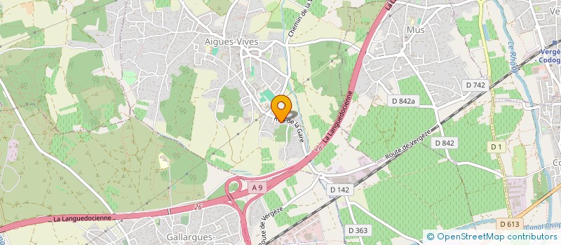 localisation de l'entreprise TENNIS CLUB AIGUES VIVOIS  AIGUES-VIVES