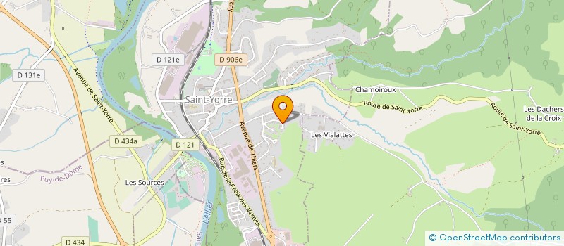 localisation de l'entreprise TENNIS CLUB AMICAL DE ST YORRE  SAINT-YORRE