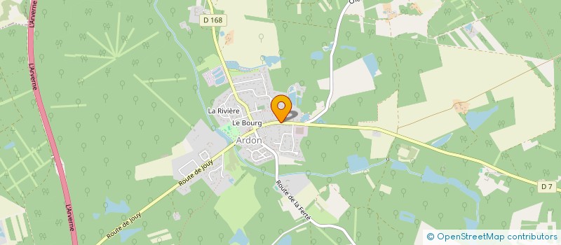 localisation de l'entreprise TENNIS CLUB ARDON à ARDON