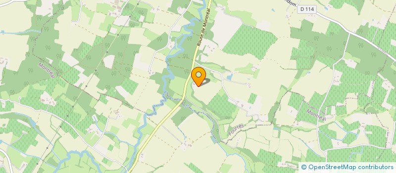 localisation de l'entreprise TENNIS CLUB AUZANAIS  CASTELNAU D'AUZAN LABARRERE