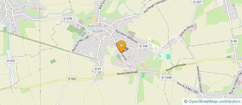 localisation de l'entreprise TENNIS CLUB AVESNOIS  AVESNES-LES-AUBERT