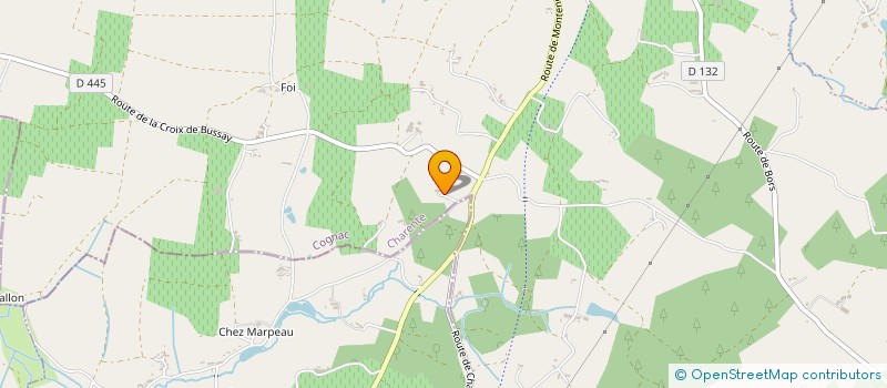 localisation de l'entreprise TENNIS CLUB BAIGNOIS  BAIGNES-SAINTE-RADEGONDE