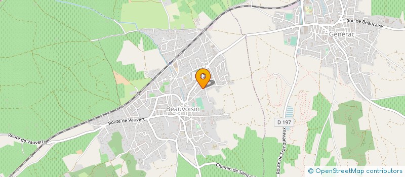 localisation de l'entreprise TENNIS CLUB BEAUVOISIN  BEAUVOISIN