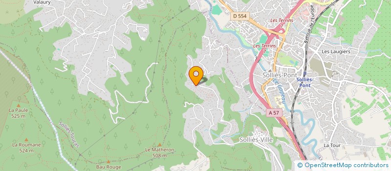 localisation de l'entreprise TENNIS CLUB BELGENTIEROIS  BELGENTIER