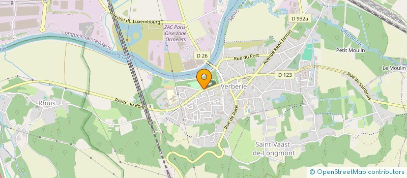 localisation de l'entreprise TENNIS CLUB BETHISY-VERBERIE  BETHISY-SAINT-PIERRE