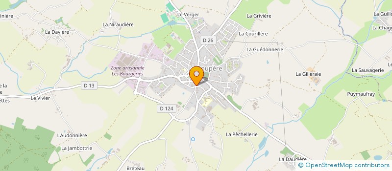 localisation de l'entreprise TENNIS CLUB BOUPERIEN à LE BOUPERE
