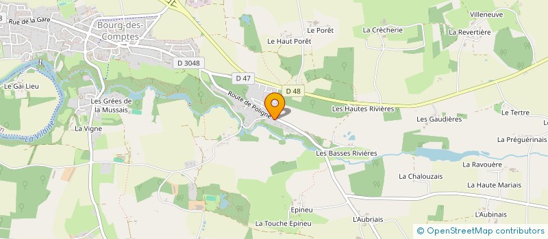 localisation de l'entreprise TENNIS CLUB BOURG COMPTES  BOURG-DES-COMPTES