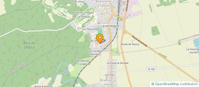 localisation de l'entreprise TENNIS CLUB BRIENNOIS  BRIENNE-LE-CHATEAU