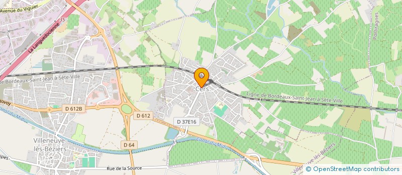 localisation de l'entreprise TENNIS CLUB CERSOIS à CERS