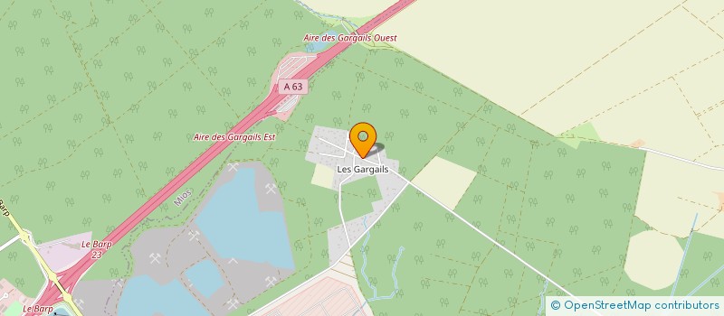 localisation de l'entreprise TENNIS CLUB CESTA PESSAC CAMPONAC  LE BARP