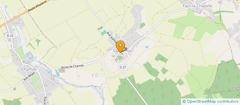 localisation de l'entreprise TENNIS CLUB CHAOURCOIS  SAINT-PHAL