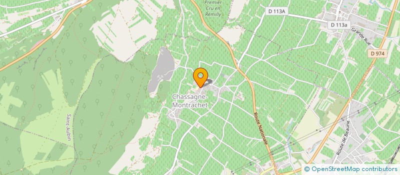 localisation de l'entreprise TENNIS CLUB CHASSAGNE MONTRACHET  CHASSAGNE-MONTRACHET