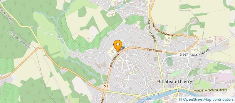 localisation de l'entreprise TENNIS CLUB CHATEAU THIERRY à CHATEAU-THIERRY