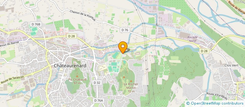 localisation de l'entreprise TENNIS CLUB CHATEAURENARDAIS  CHATEAURENARD