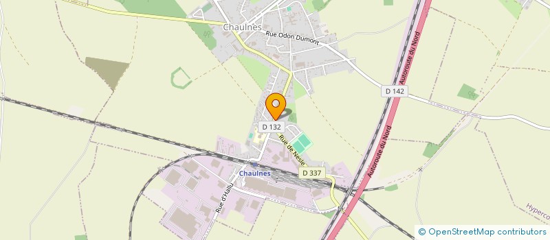 localisation de l'entreprise TENNIS CLUB CHAULNOIS à CHAULNES