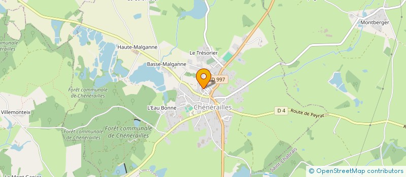 localisation de l'entreprise TENNIS CLUB CHENERAILLAIS à CHENERAILLES