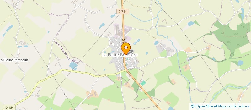 localisation de l'entreprise TENNIS CLUB COMBRAND BOISSIERE  LA PETITE-BOISSIERE