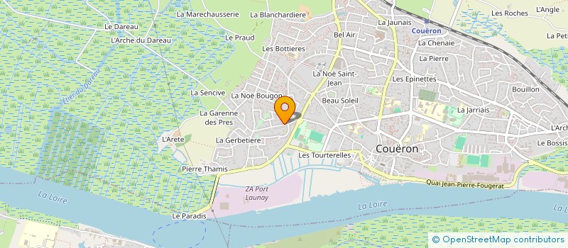 localisation de l'entreprise TENNIS CLUB COUERONNAIS à COUERON