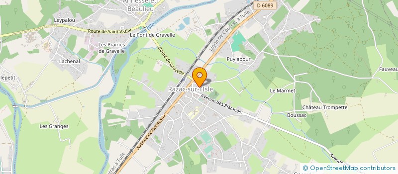 localisation de l'entreprise TENNIS CLUB COURSACOIS  COURSAC