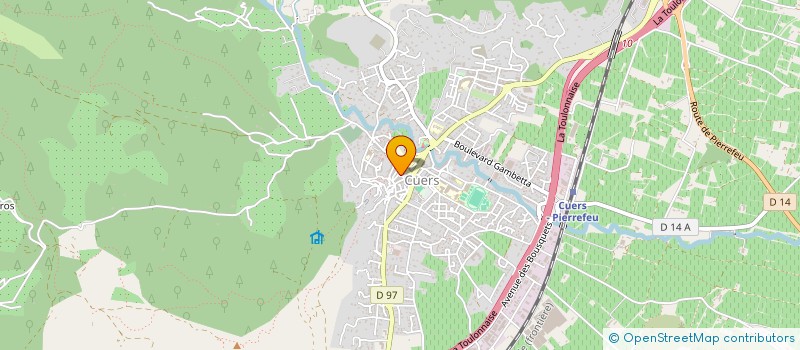 localisation de l'entreprise TENNIS CLUB CUERSOIS  CUERS