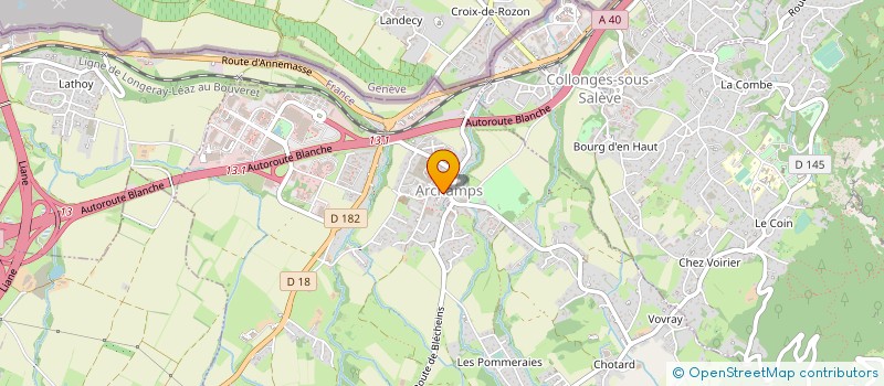 localisation de l'entreprise TENNIS CLUB D ARCHAMPS à ARCHAMPS