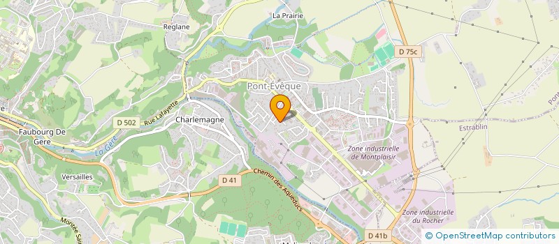 localisation de l'entreprise TENNIS CLUB D'EYZIN-PINET  EYZIN-PINET