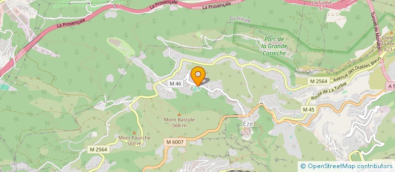 localisation de l'entreprise TENNIS CLUB D EZE  EZE