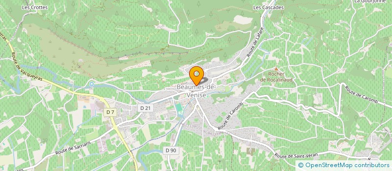 localisation de l'entreprise TENNIS CLUB DE BEAUMES DE VENISE  BEAUMES-DE-VENISE