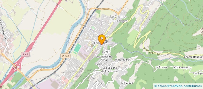 localisation de l'entreprise TENNIS CLUB DE BERNIN à BERNIN