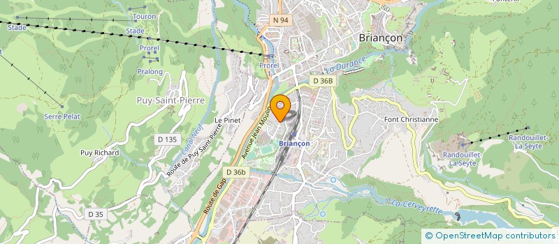 localisation de l'entreprise TENNIS CLUB DE BRIANCON à BRIANCON