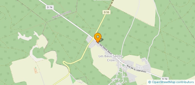 localisation de l'entreprise TENNIS CLUB  DE  BRIONNE  LES BAUX-SAINTE-CROIX