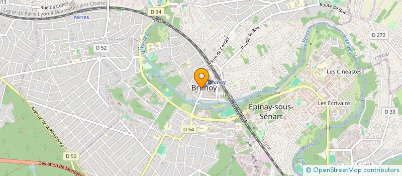 localisation de l'entreprise TENNIS CLUB DE BRUNOY VAL D'YERRES  BRUNOY