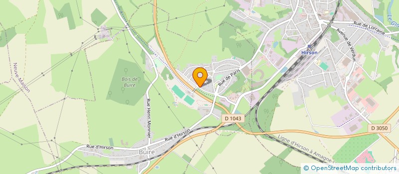 localisation de l'entreprise TENNIS CLUB DE BUIRE  BUIRE