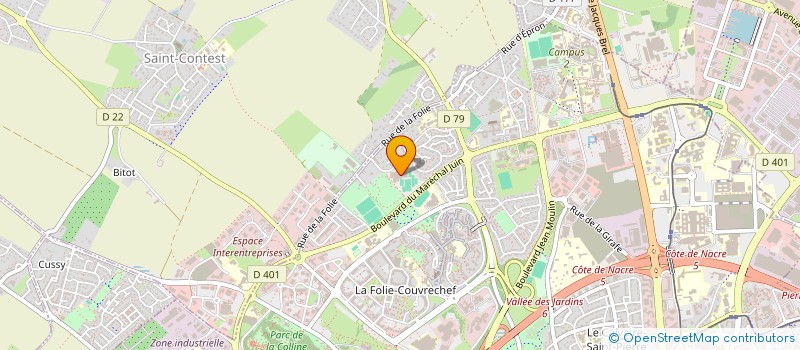 localisation de l'entreprise TENNIS CLUB DE CAEN à CAEN