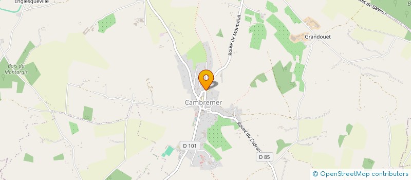 localisation de l'entreprise TENNIS CLUB DE CAMBREMER  CAMBREMER