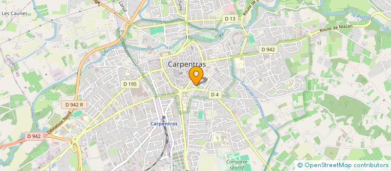 localisation de l'entreprise TENNIS CLUB DE CARPENTRAS à CARPENTRAS