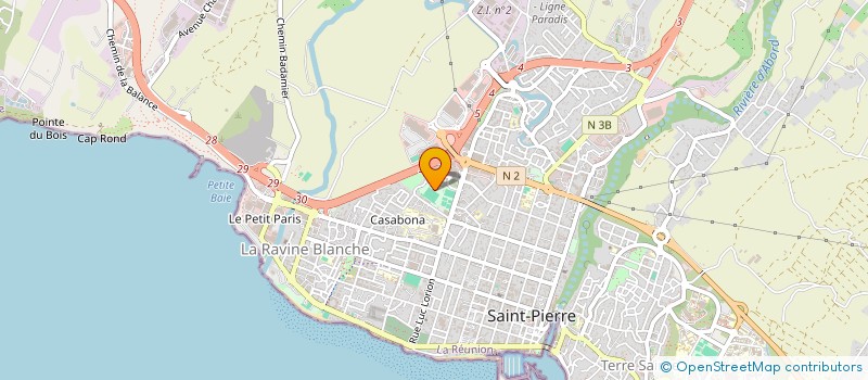 localisation de l'entreprise TENNIS CLUB DE CASABONA  SAINT-PIERRE