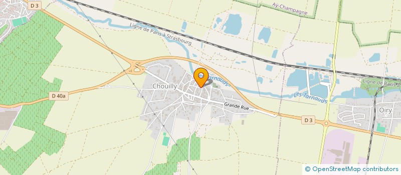 localisation de l'entreprise TENNIS CLUB DE CHOUILLY  CHOUILLY