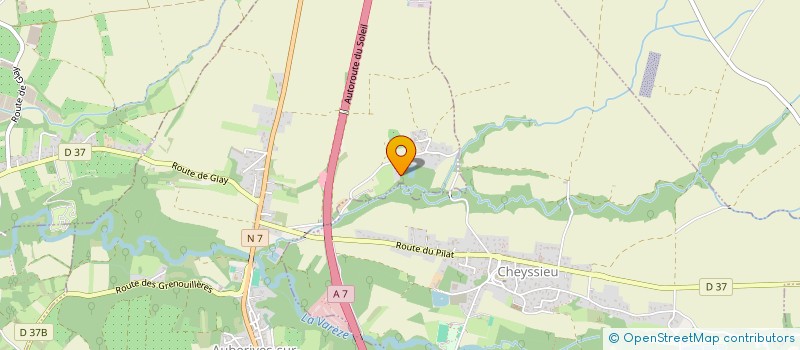 localisation de l'entreprise TENNIS CLUB DE CLONAS SUR VAREZE  CLONAS-SUR-VAREZE