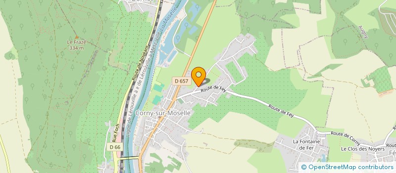 localisation de l'entreprise TENNIS CLUB DE CORNY  CORNY-SUR-MOSELLE