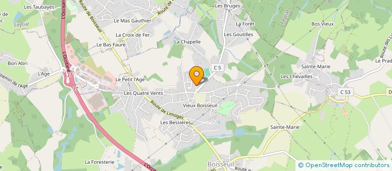 localisation de l'entreprise TENNIS CLUB DE FEYTIAT à FEYTIAT