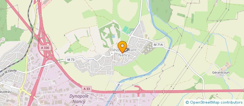 localisation de l'entreprise TENNIS CLUB DE FLEVILLE  FLEVILLE-DEVANT-NANCY