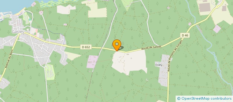 localisation de l'entreprise TENNIS CLUB DE GASTES  GASTES