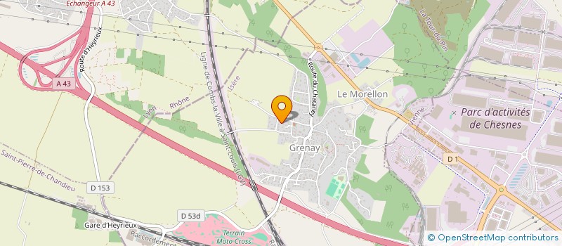 localisation de l'entreprise TENNIS-CLUB DE GRENAY  GRENAY