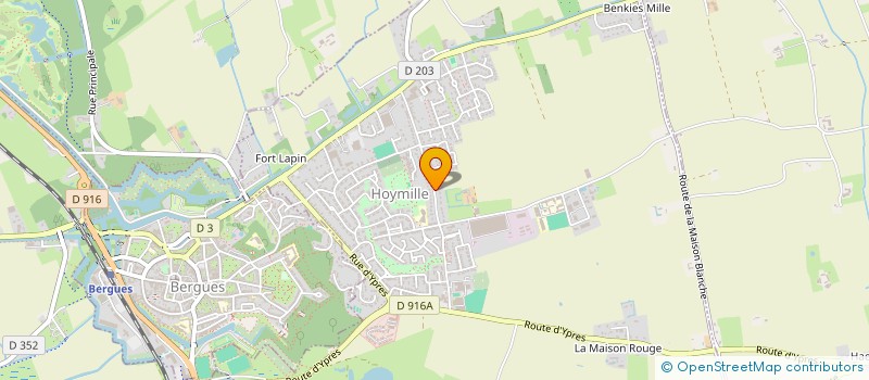 localisation de l'entreprise TENNIS CLUB DE HOYMILLE  HOYMILLE