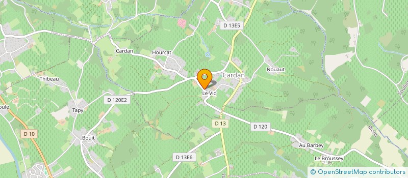 localisation de l'entreprise TENNIS CLUB DE L ARTOLIE  CARDAN