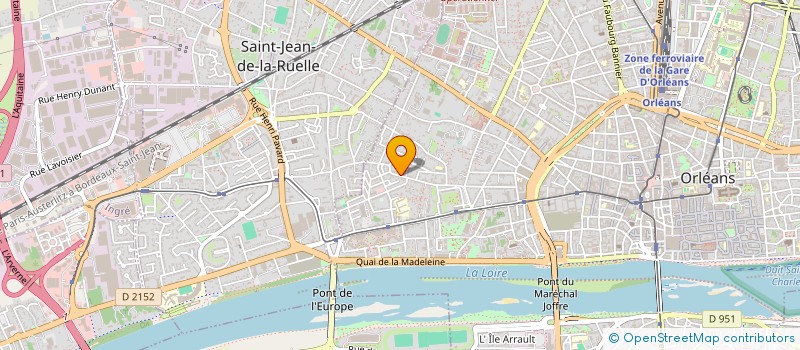 localisation de l'entreprise TENNIS CLUB DE LA MADELEINE à ORLEANS
