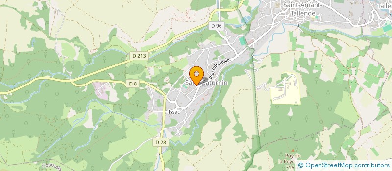 localisation de l'entreprise TENNIS CLUB DE LA MONNE à SAINT-SATURNIN